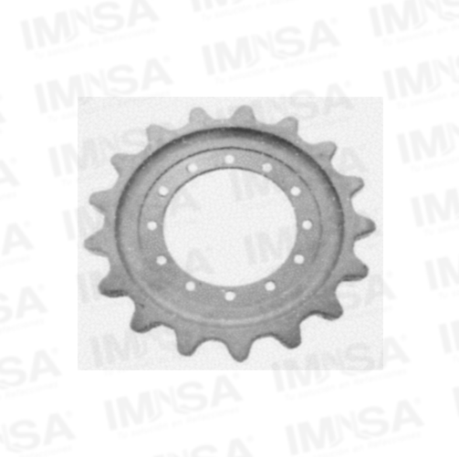 Engrane de Cadena Caterpillar 279D, 279C, 279C2, 279D3, 289C, 289C2, 289D, 289D3, 299C, 299D, 299D XHP, 299D2, 299D2 XHP, 299D3, 299D3 XE