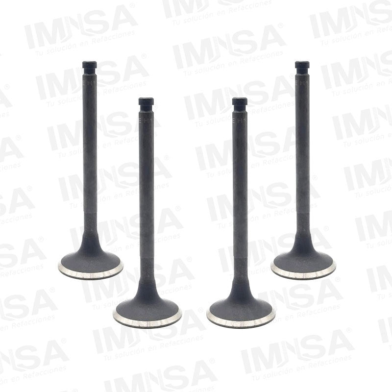 Juego de 4 valvulas de escape Nissan K15/K21/K25